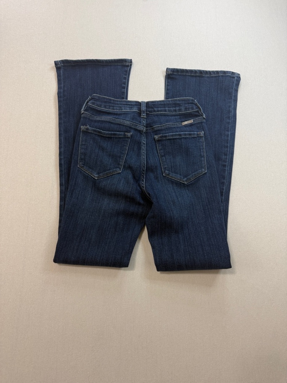 KanCan Dark Indigo Boot Cut Jeans with Back Pocket Detail